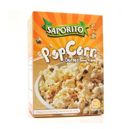 Saporito Microwave Popcorn Butter 297gm – Axton