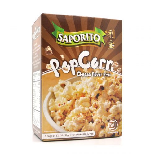 Saporito Microwave Popcorn Cheese 297gm – Axton